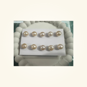Real fresh water natural pearl with ad stone 06