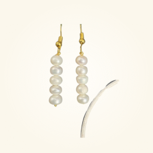 Real natural fresh water white color pearl hanging